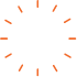 Icon of tooth in circle of vanishing lines