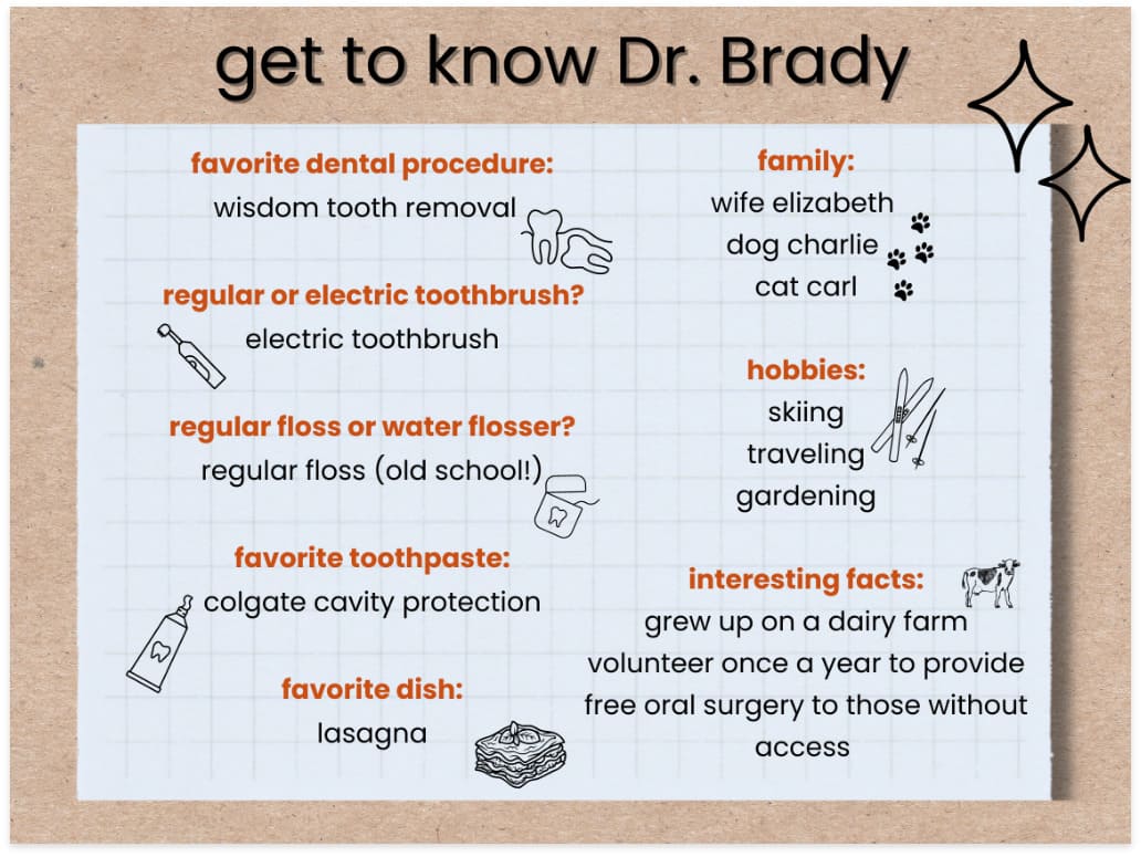 Fun facts about Doctor Brady