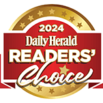 Daily Herald Readers Choice 2015 through 2024 Best of the Best badge